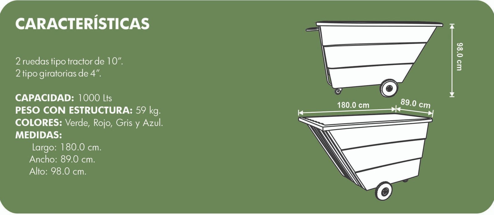 Carritos tipo tolva - Imagen 2