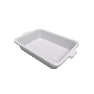 Charola de plástico rectangular