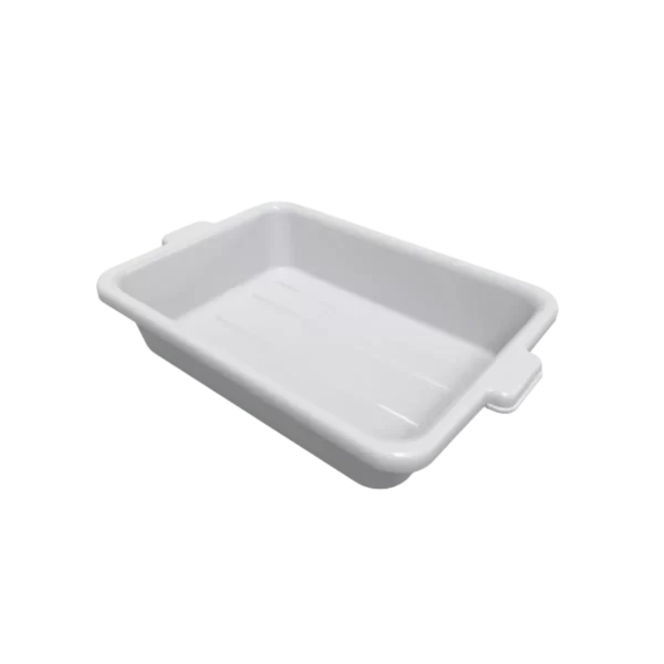 Charola de plástico rectangular