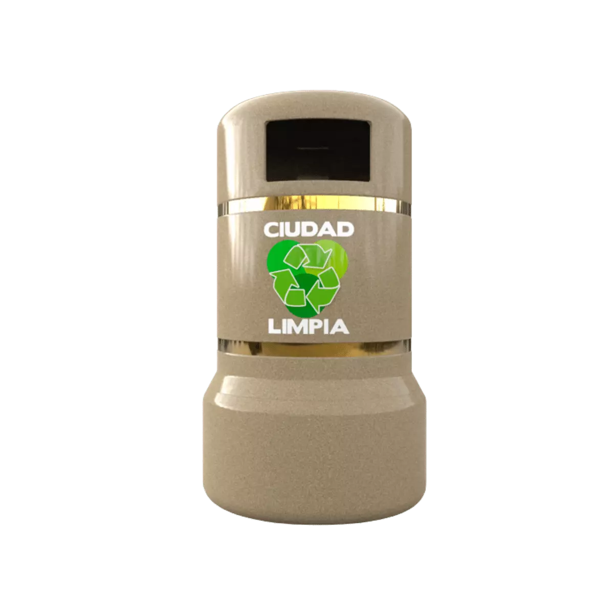 Botes de basura para plazas comerciales