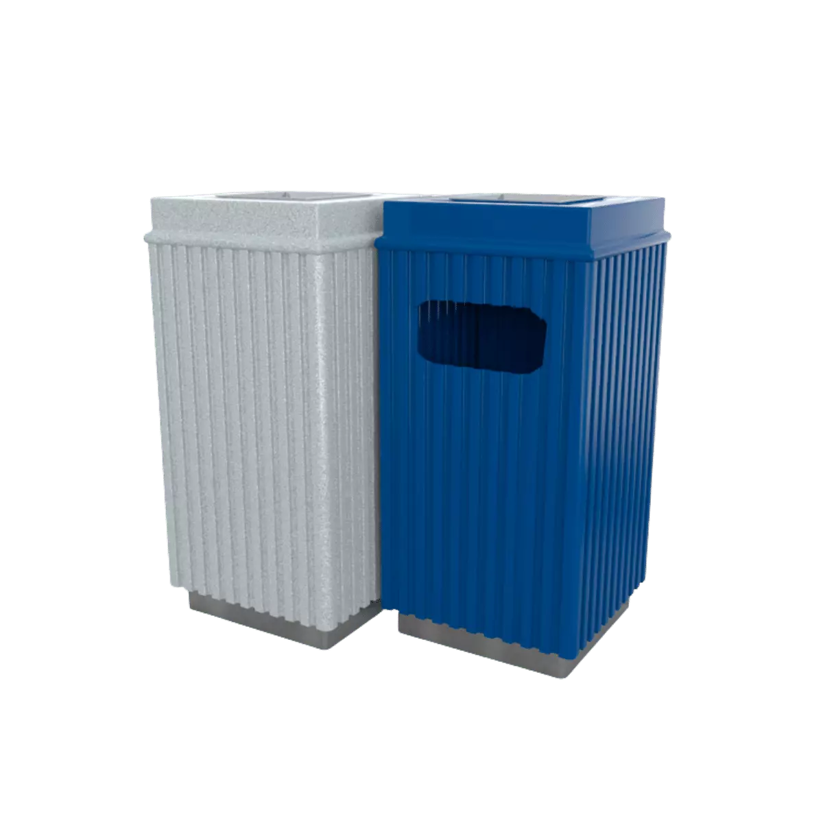 Bote de basura con cenicero