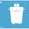 Recolector para punzocortantes PC-30 - Imagen 2