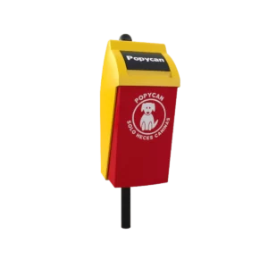 Papelera para desechos caninos