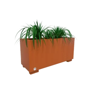 macetas de plástico rectangulares