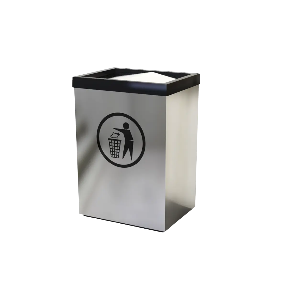 contenedores de basura metálicos