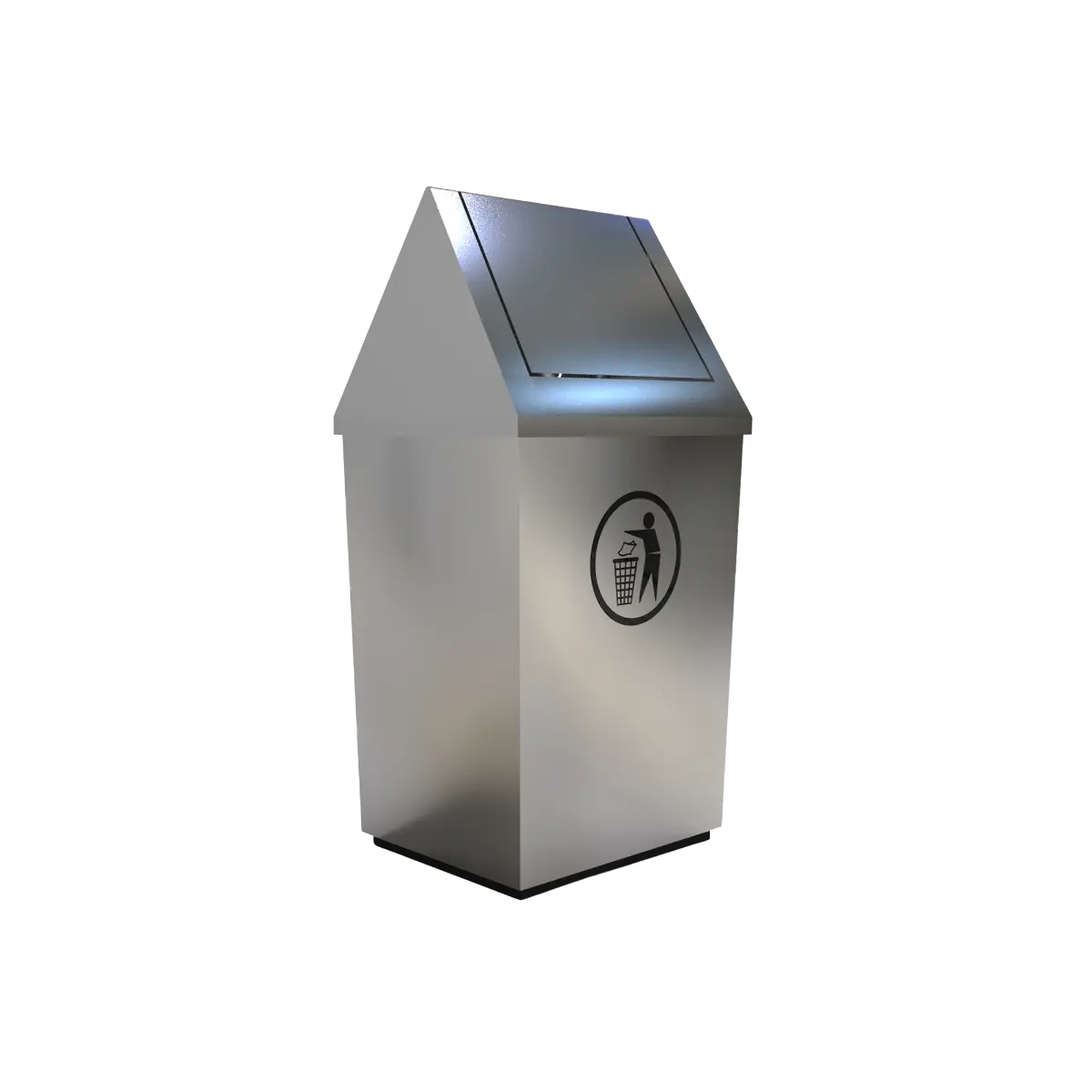 contenedor de acero inoxidable con tapa